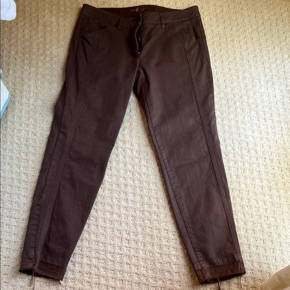 Luisa Cerano dark brown jeans. Size 10. Perfect Condition. - Picture 1 of 4